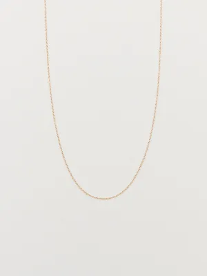 14K 18" Simple Necklace