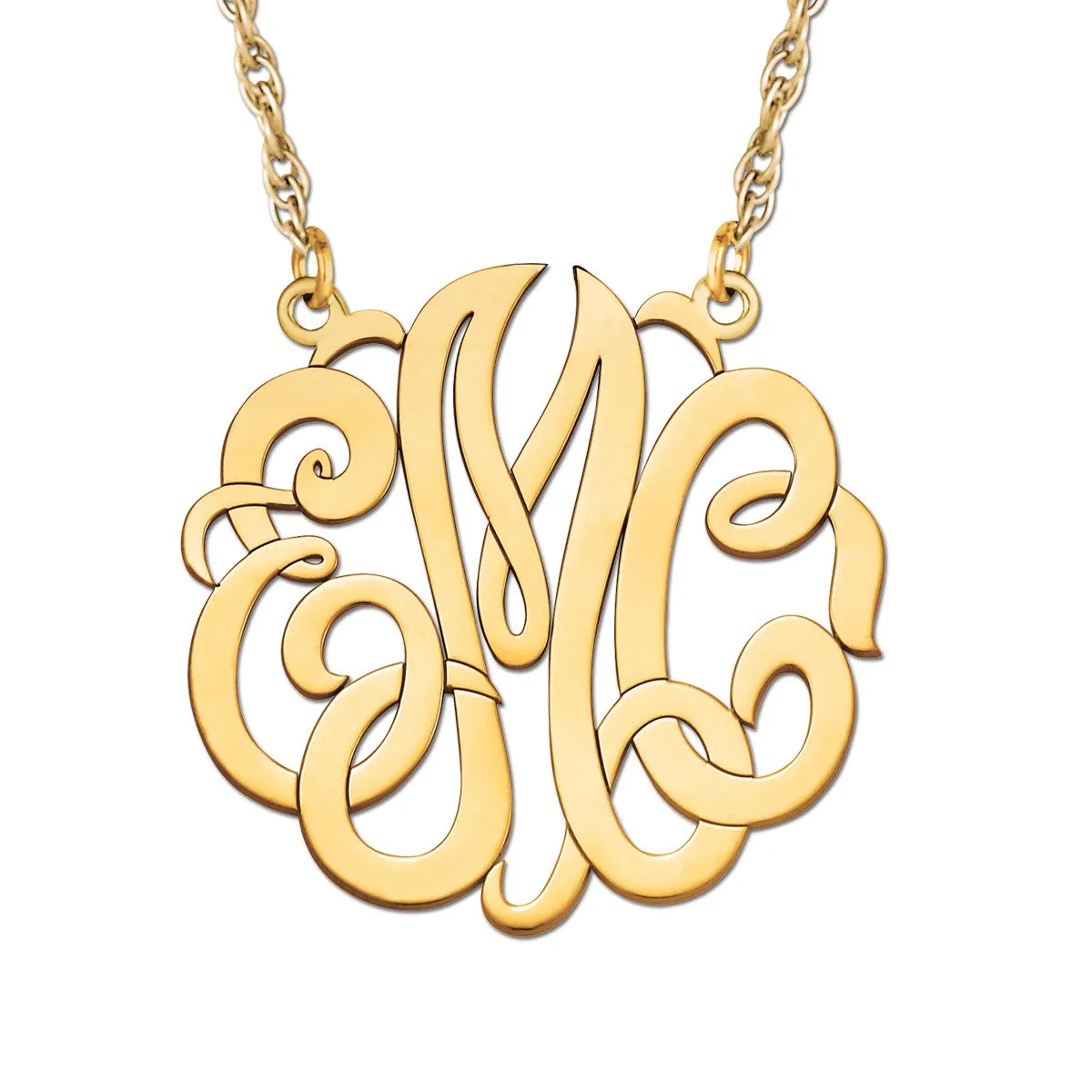 14K Initial Necklace / Pendant