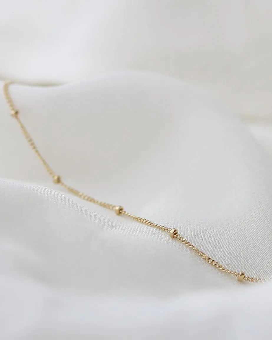 14K Satellite Necklace