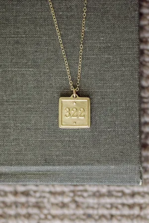 16" - Lamentations 3:22 (Petite Pendant Necklace)