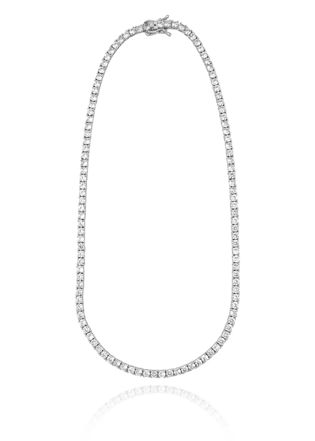 4mm CZ Tennis Necklace (I450/H101)