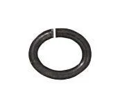 4x3mm Black Oval Jump Rings (Approx 500 pieces)