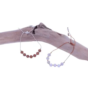 Adjustable Harmony Bracelet - Sandalwood or Howlite