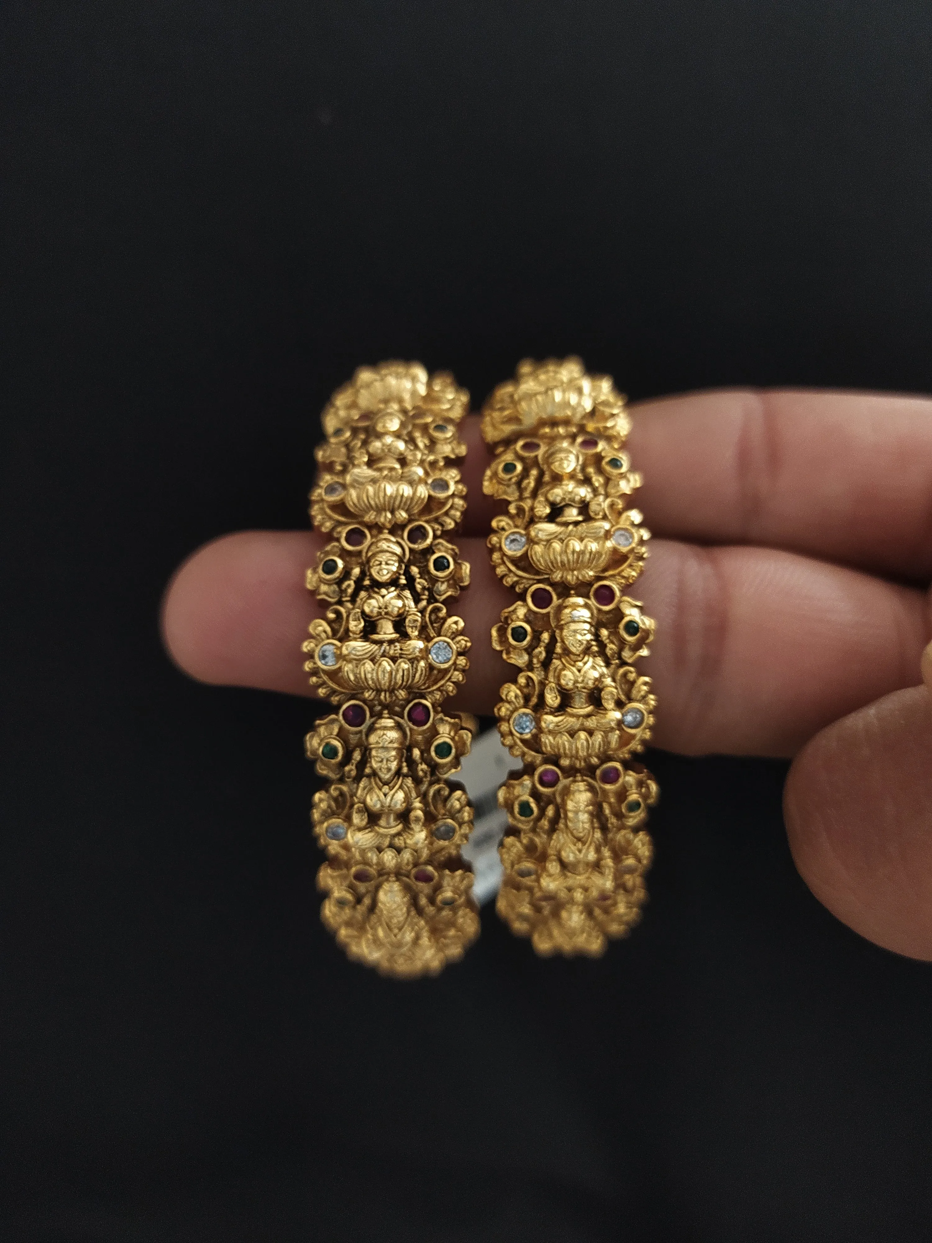 Antique Lakshmi Kada with Nakshi Work