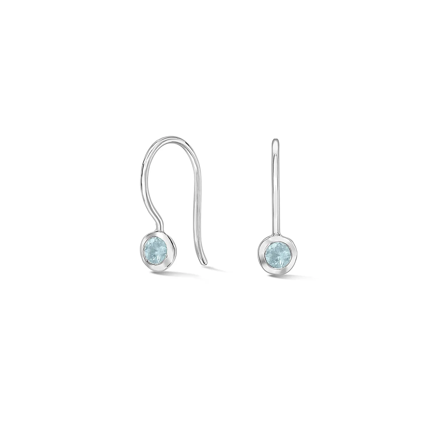 Aquamarine Dewdrop Earrings