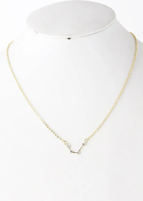 Aquarius Constellation Zodiac Necklace - As seen in Real Simple, People Magazine & more!