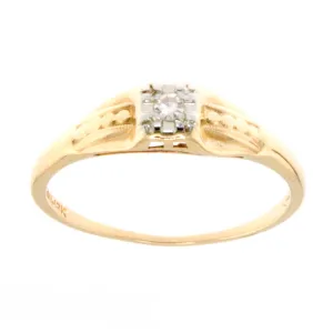 Art Deco 14k-18k Diamond Engagement Ring