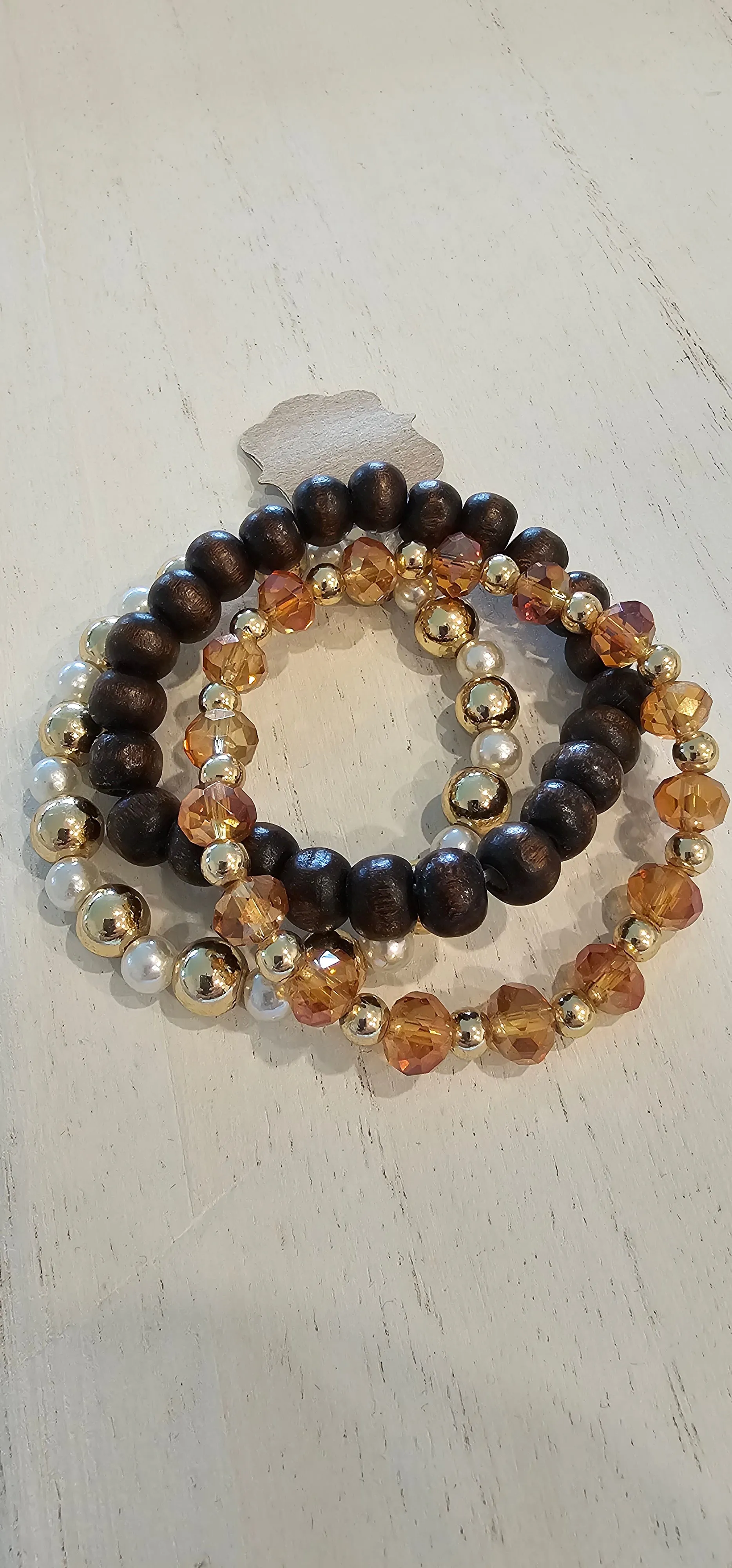 Azalea Stackable - Brown - Boho Bracelet