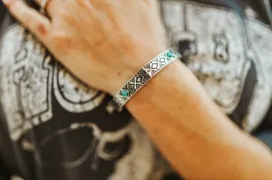 Aztec Turquoise Stretch Bracelet