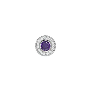 Birth Gems Amethyst Necklace Charm