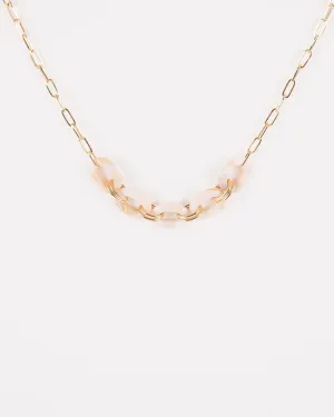 Brown Chunky Acrylic Chain Necklace