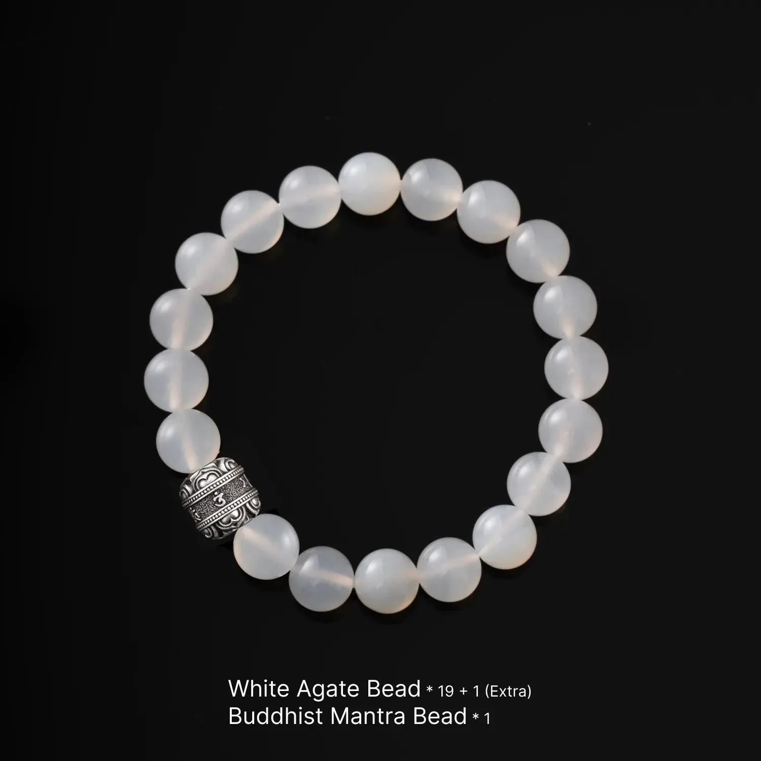 Buddhist Mantra Bead Bracelet