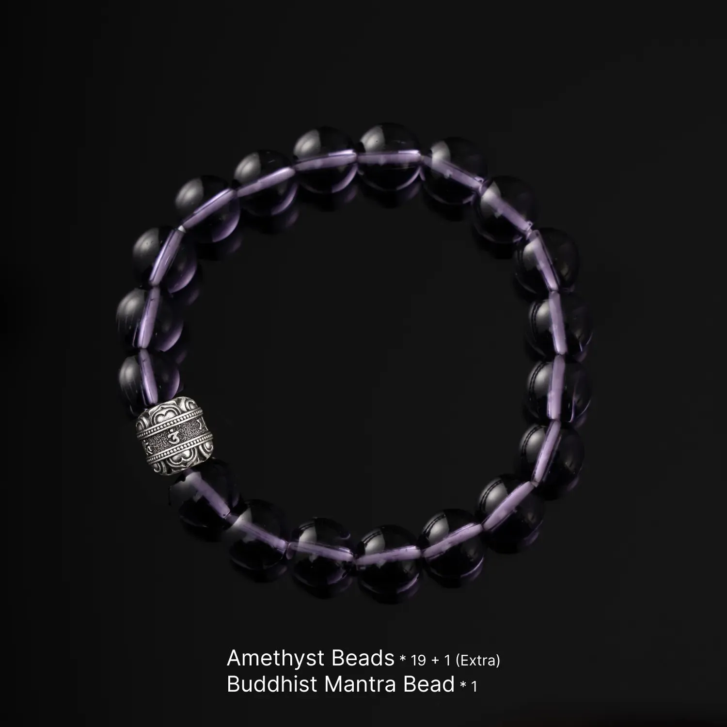 Buddhist Mantra Bead Bracelet