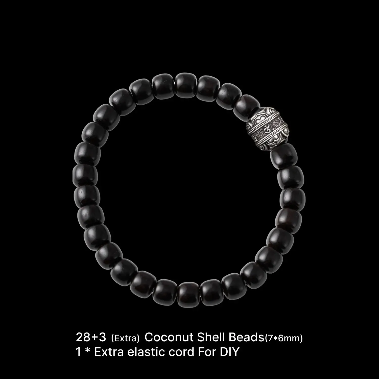 Buddhist Mantra Bead Bracelet