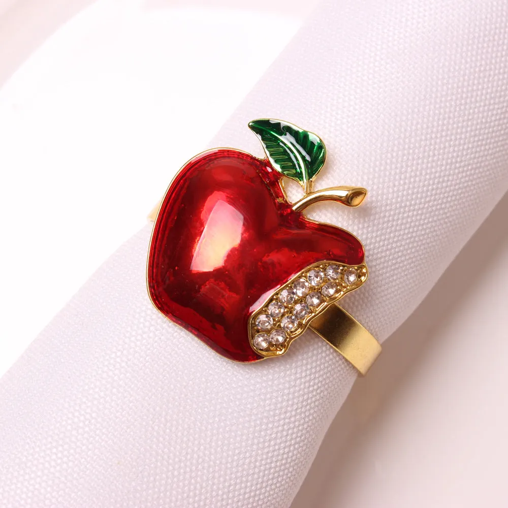 Bulk Set of 6pcs Christmas Napkin Rings Holders Wholesale