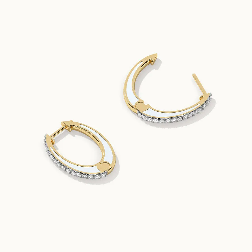 Cera Oval Hoops