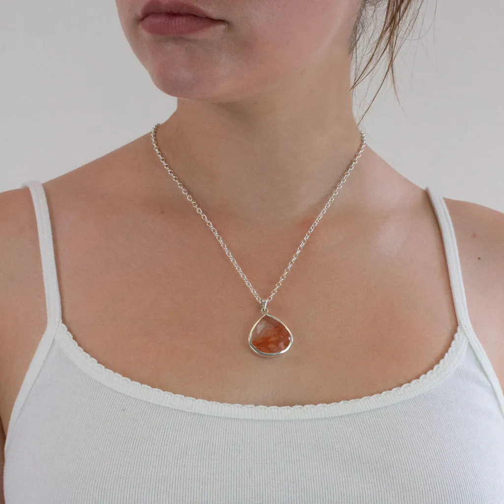 Cherry Quartz Necklace