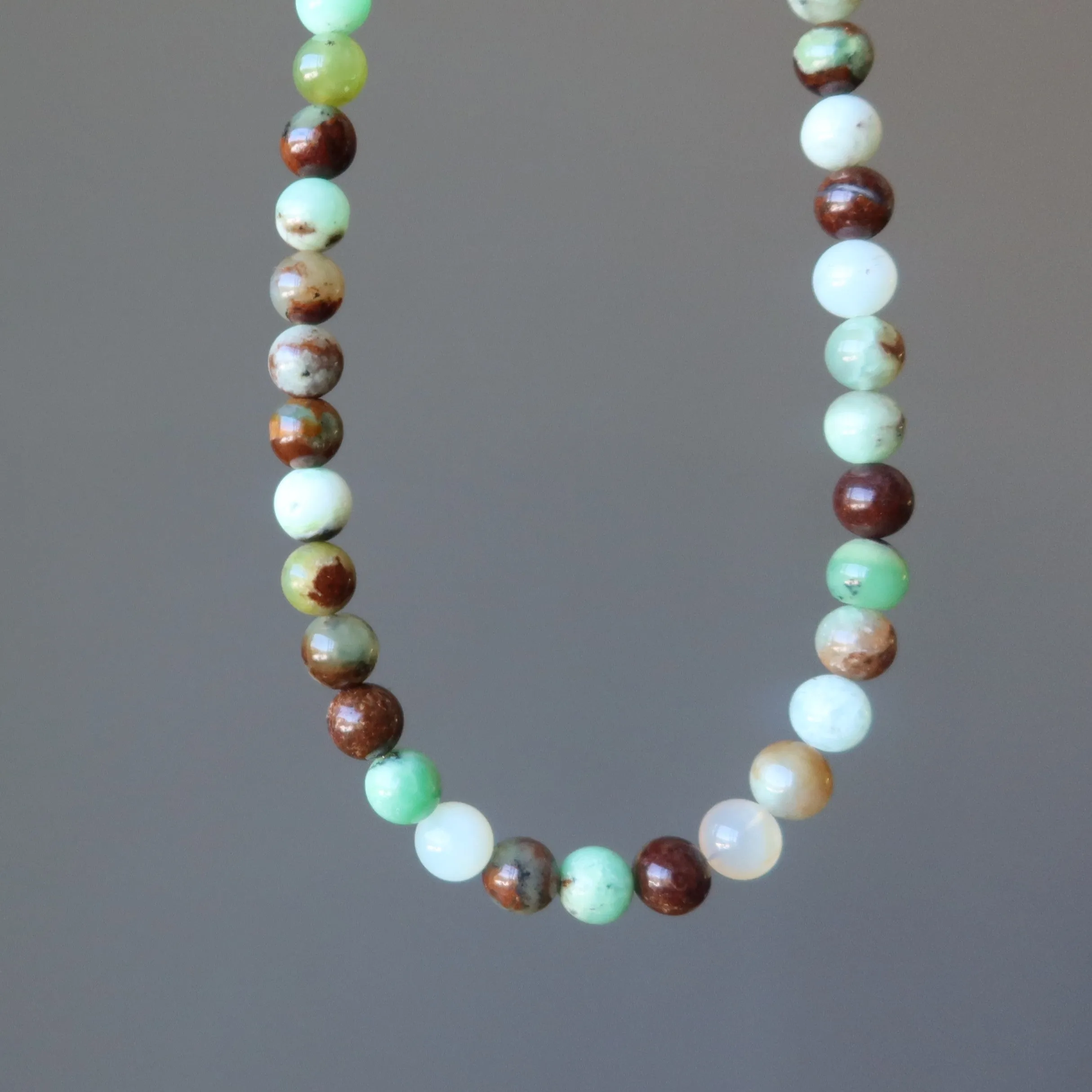 Chrysoprase Necklace Healing Stone Refreshing Health