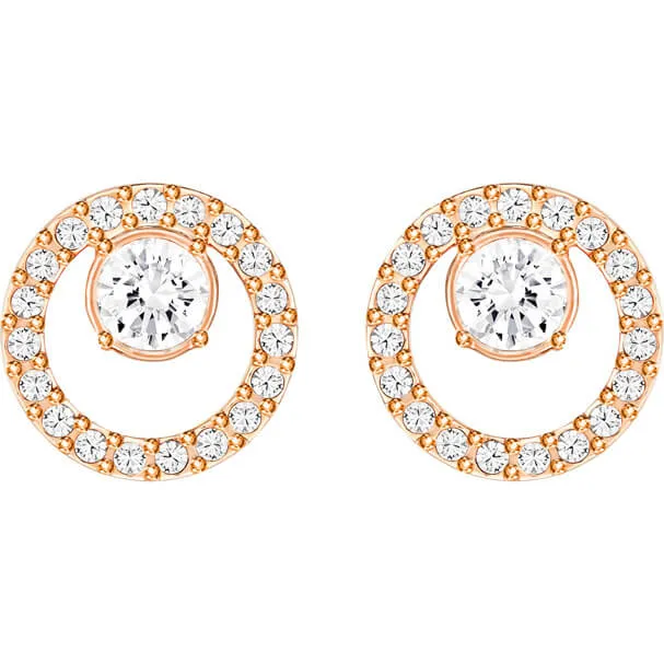 Creativity Circle Rosegold Pendant & Earring