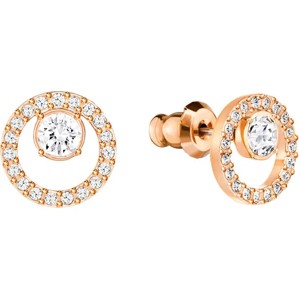 Creativity Circle Rosegold Pendant & Earring