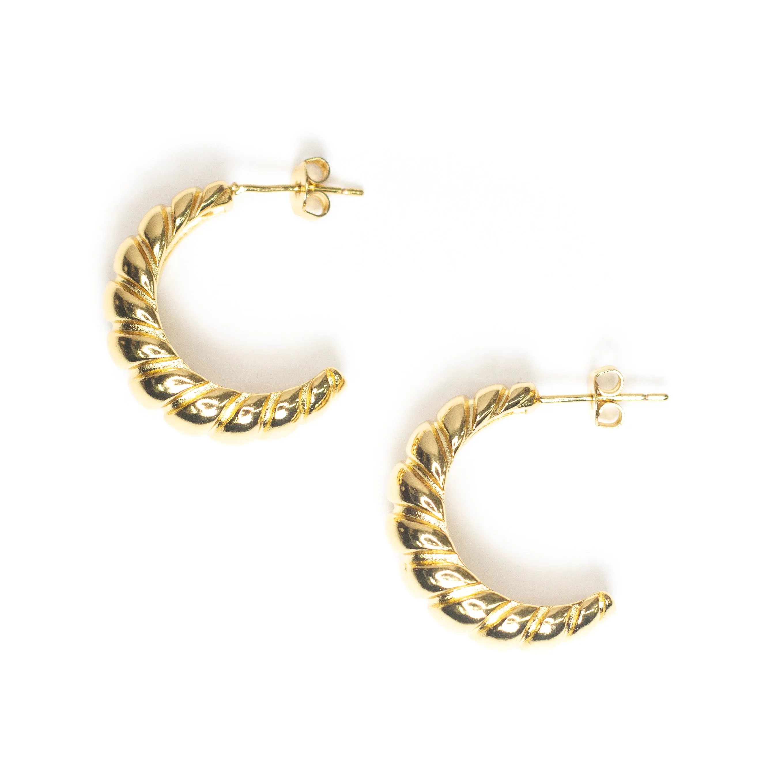 Crescent Hoop earrings