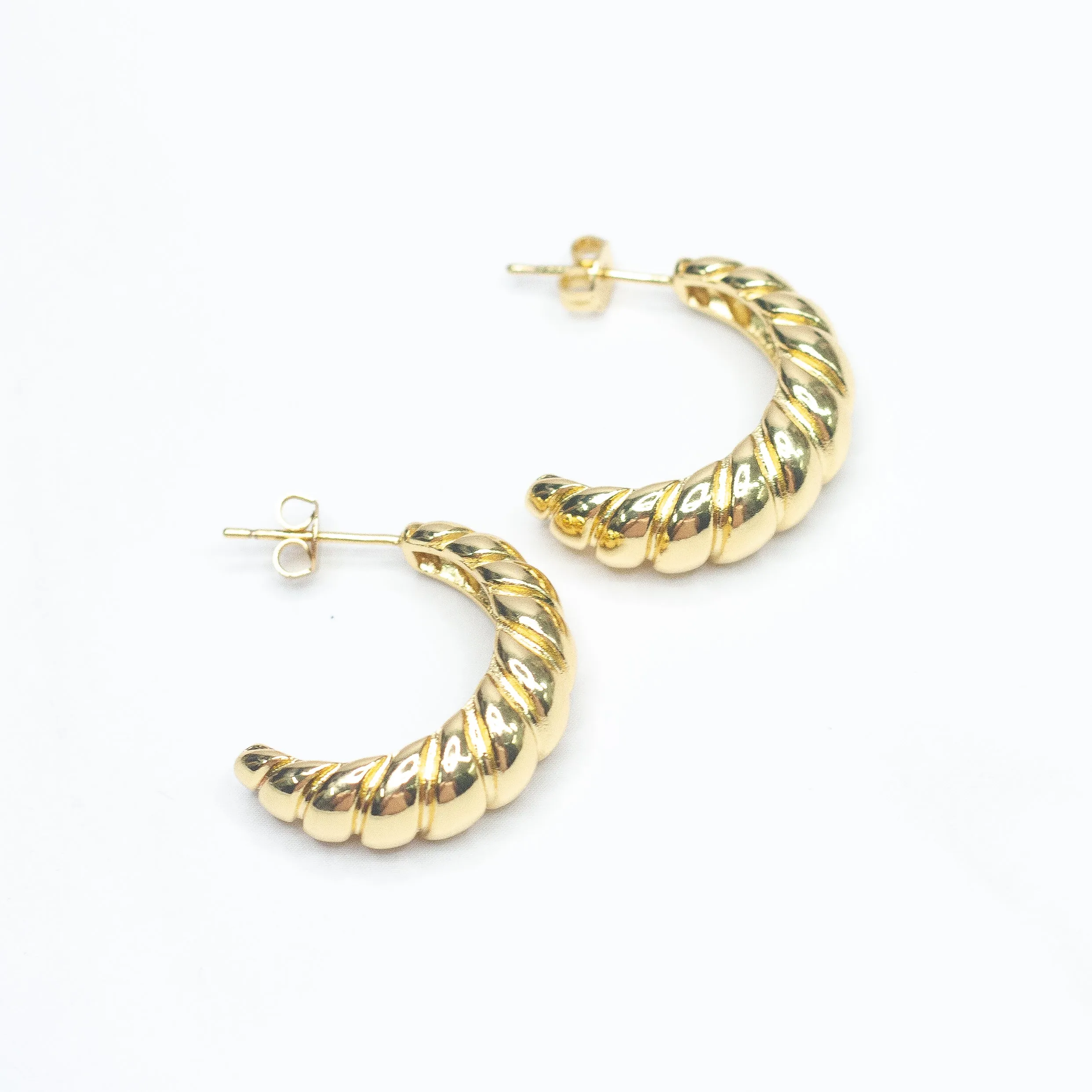 Crescent Hoop earrings