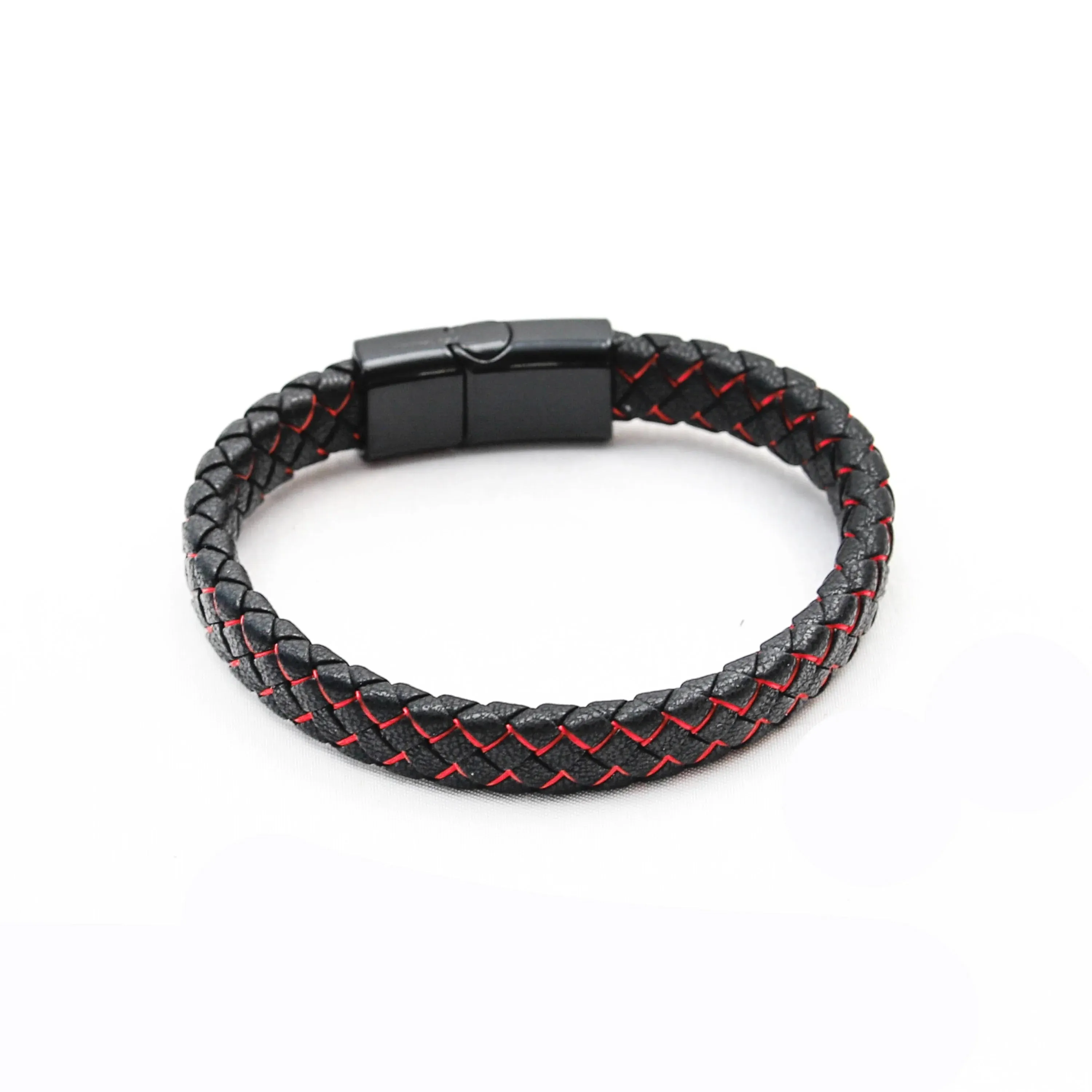 Dario Braided Leather Bracelets