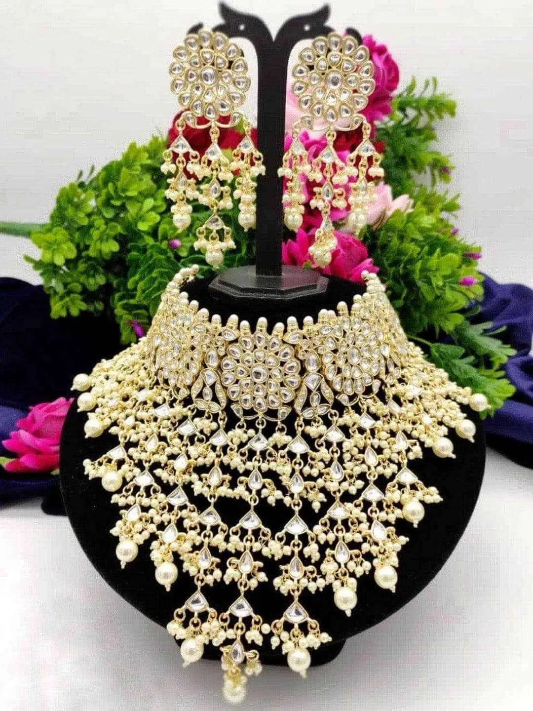 Designer Kundan Choker Necklace