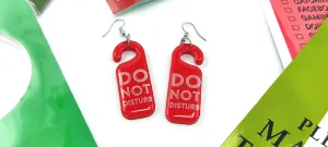 DO NOT DISTURB EARRINGS | Anti-social Style!