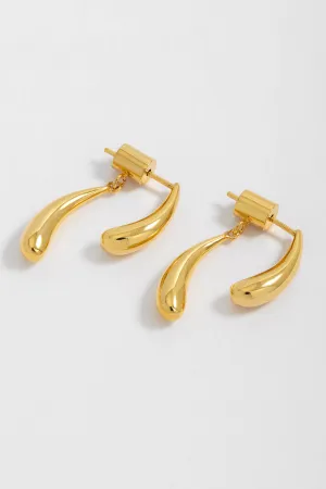 Double Droplet Illusion Earrings