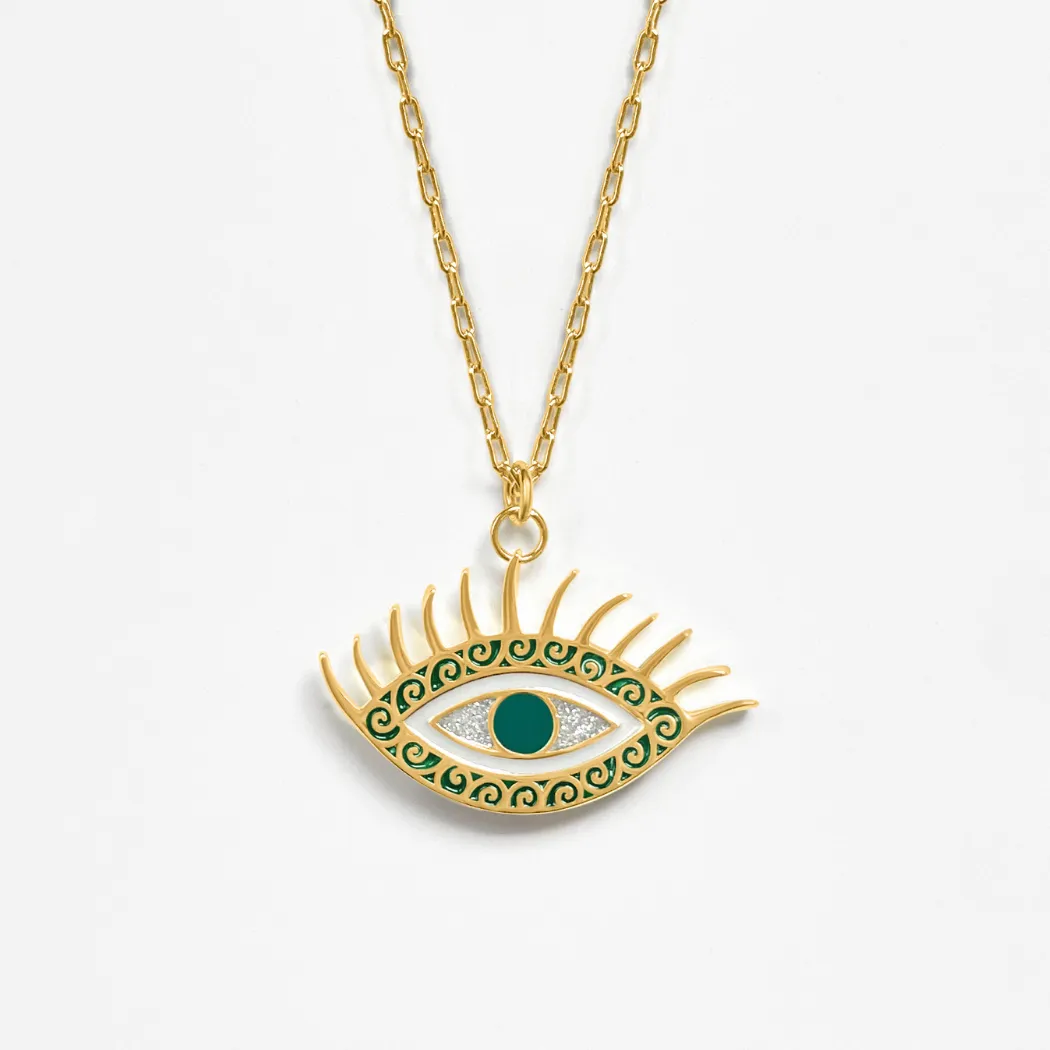 Evil Eye Pendant (Intuition) - Gold