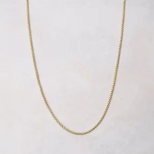 Gold Plated Mirror Box Chain