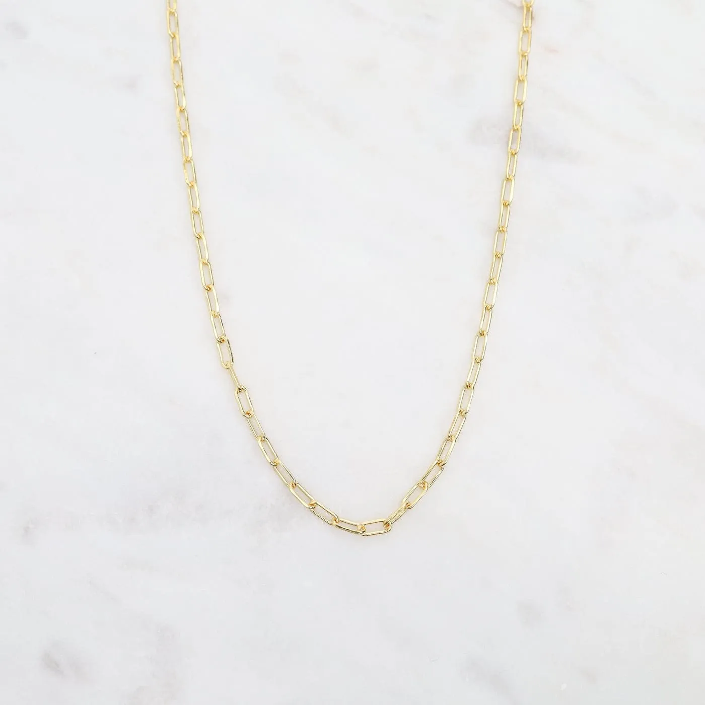 Gold Vermeil Fine Parallel Chain