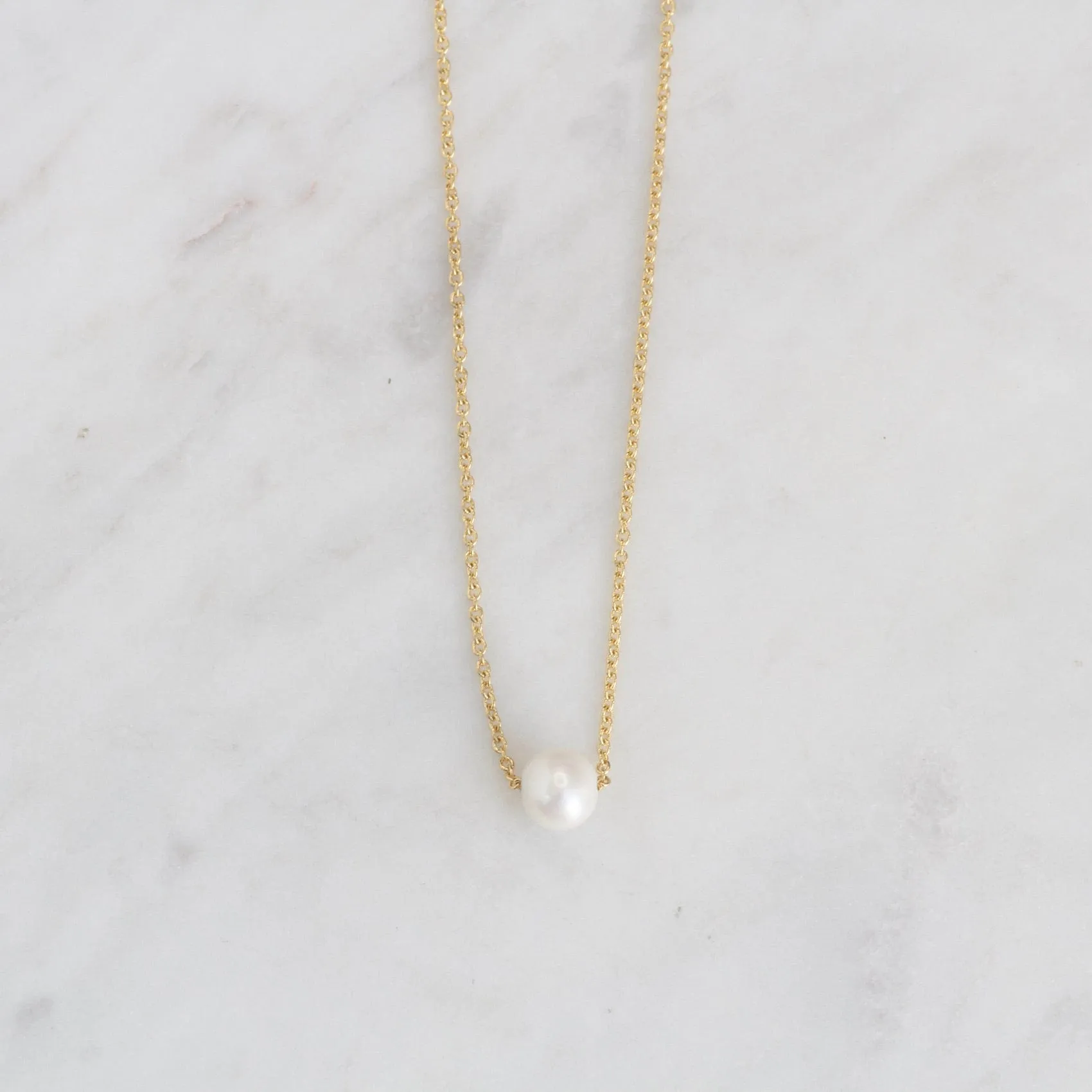 Gold Vermeil Freshwater Pearl Choker Necklace