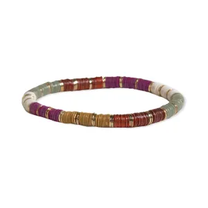 Grace Gold Stripe Stretch Bracelet Port