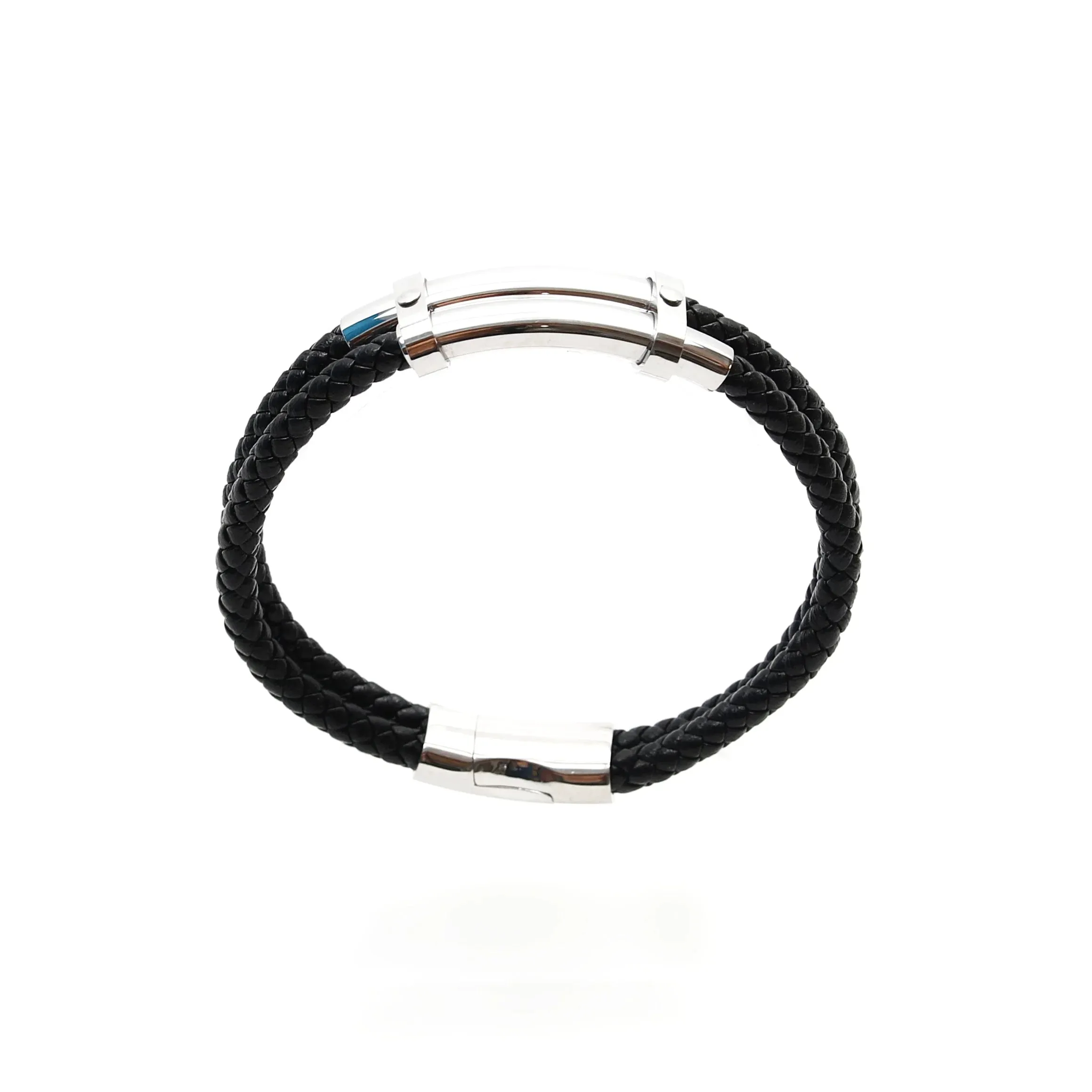 Isasmo Vintage Double-Layered Leather Bracelet