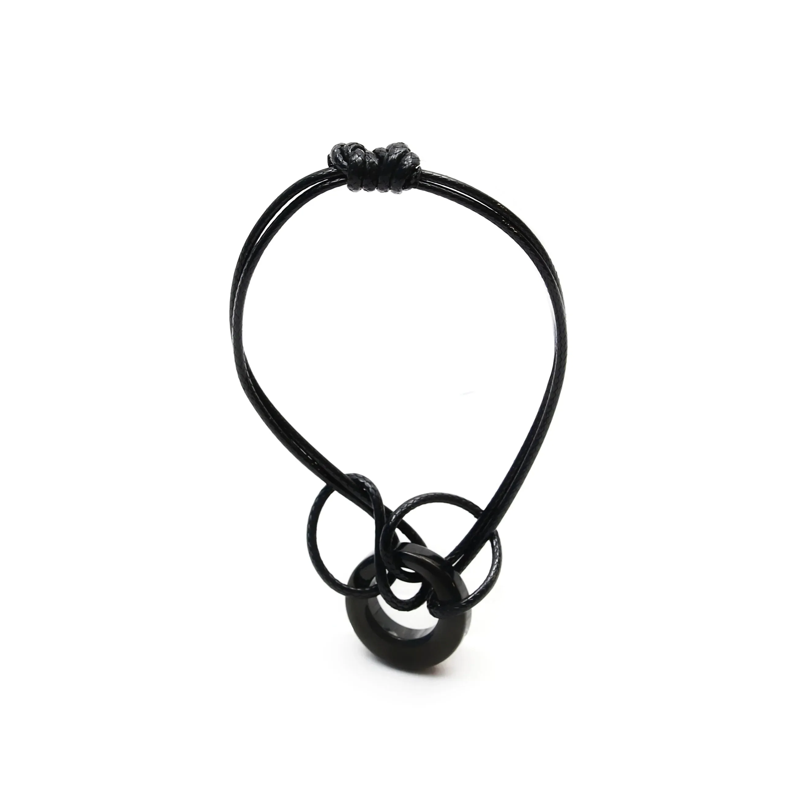 Leigh Circle of Life Leather Bracelet