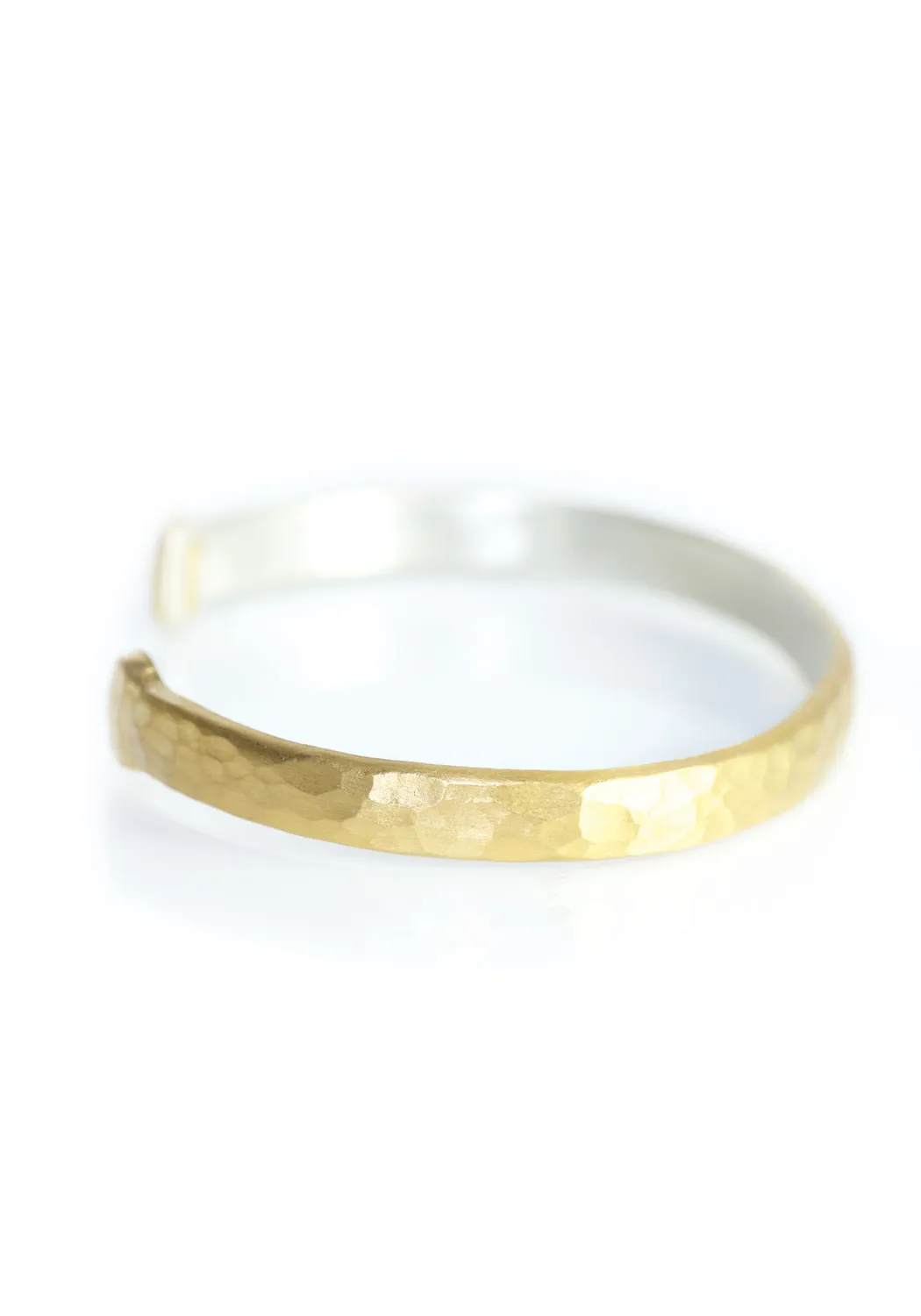 Lika Behar Stockholm Hammered Gold Open Bangle Bracelet