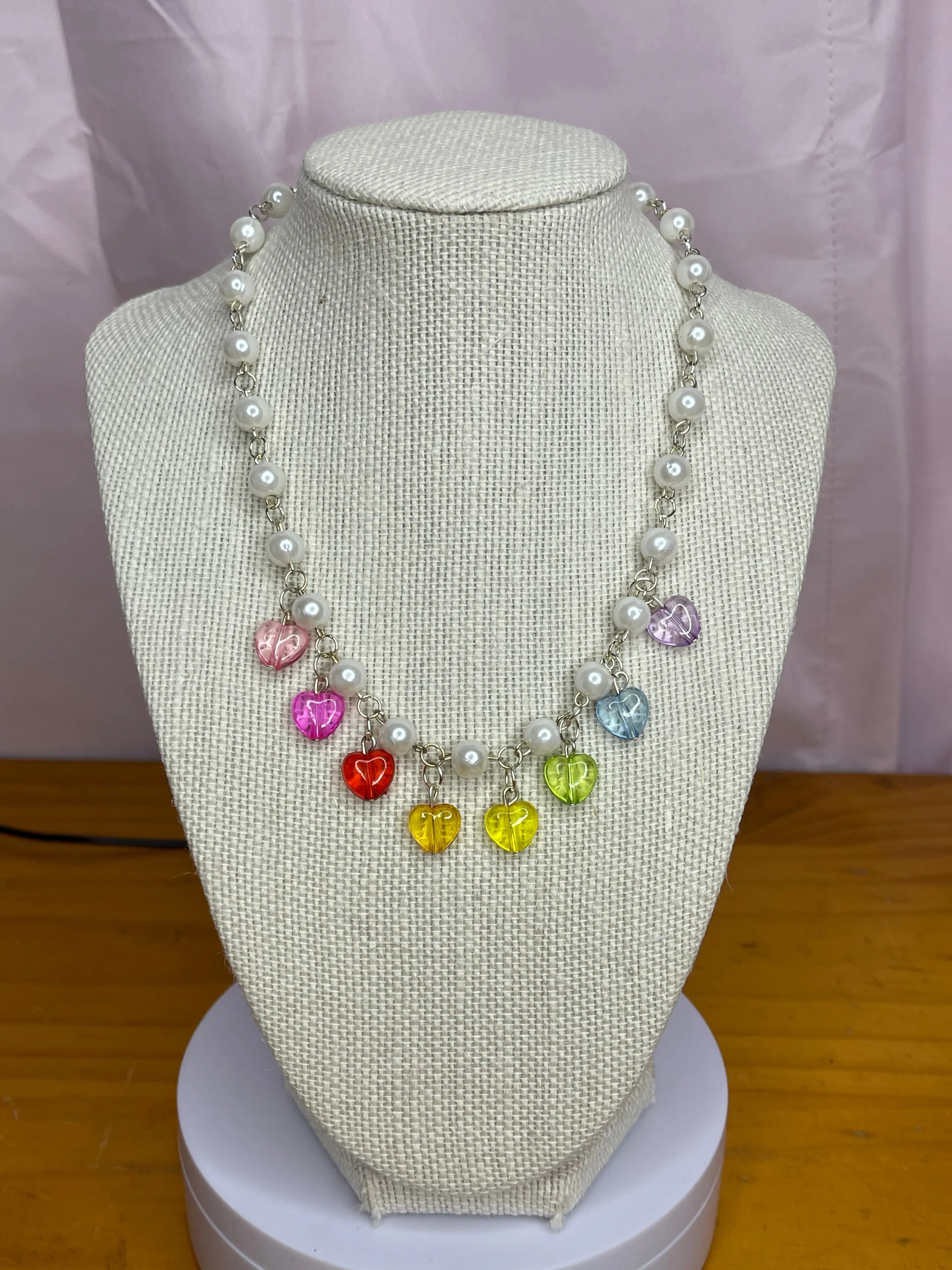 Lovecore Pearl Beaded Necklaces