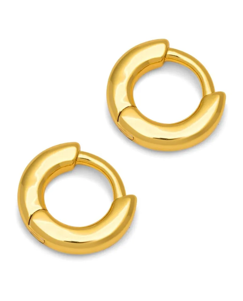 Lulu Copenhagen Gold Buckle Hoops Small