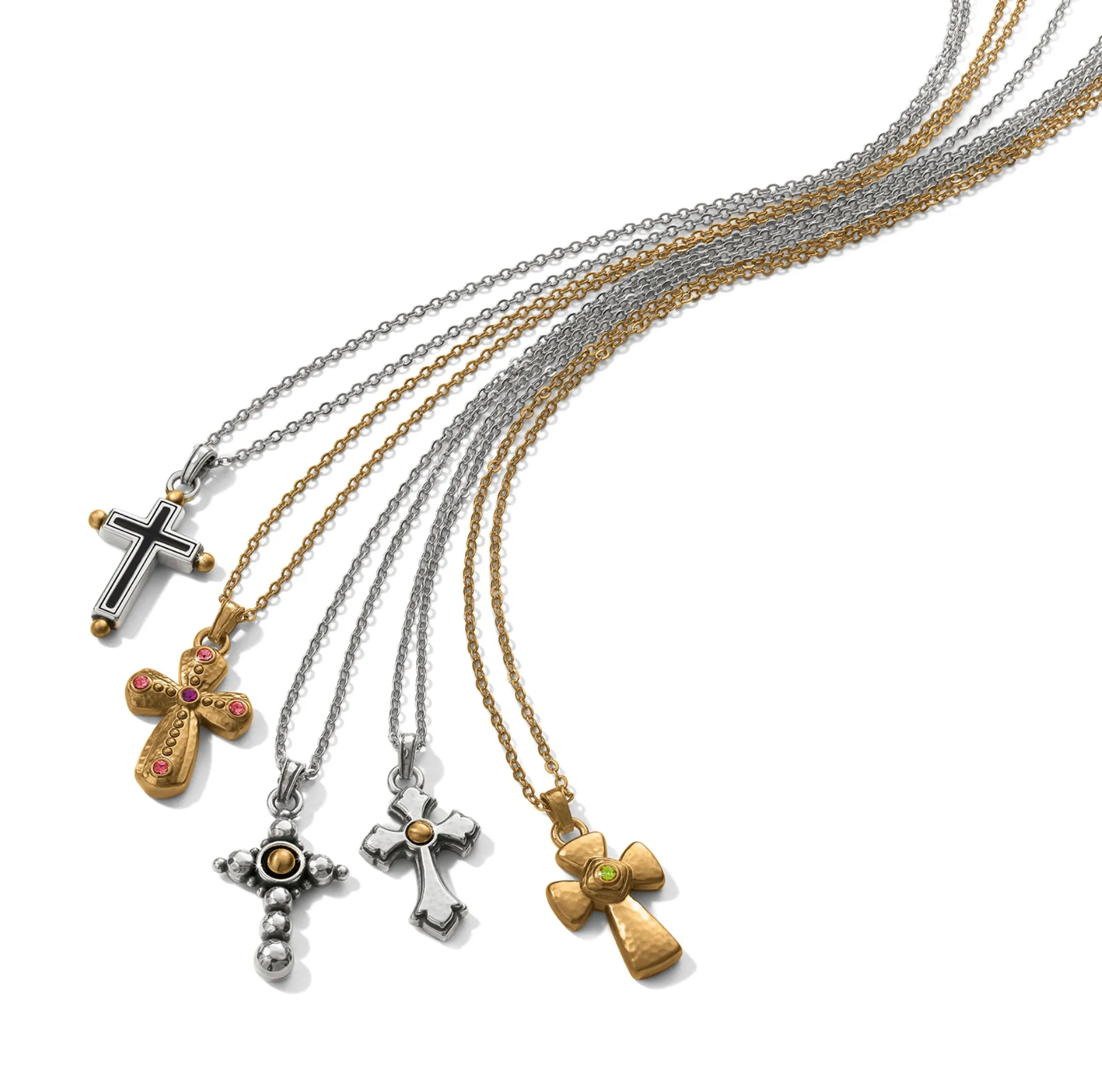 Majestic Regal Cross Reversible Necklace