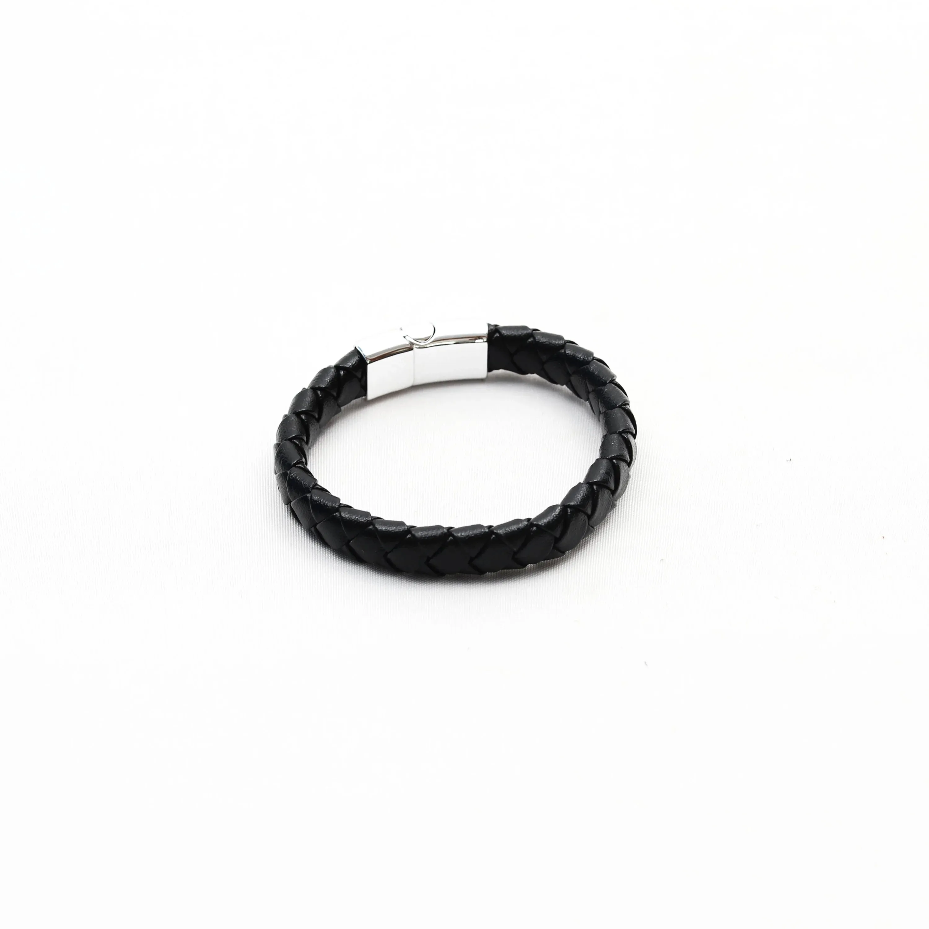 Manolo Braided Leather Bracelet