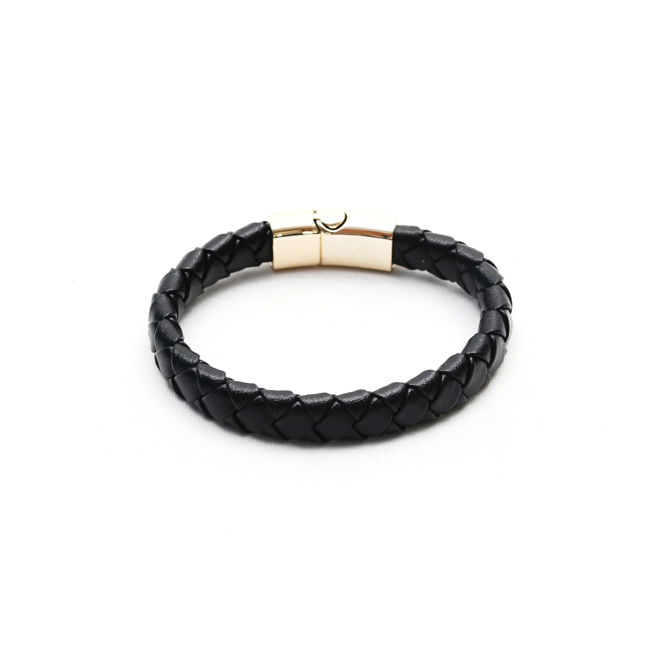 Manolo Braided Leather Bracelet