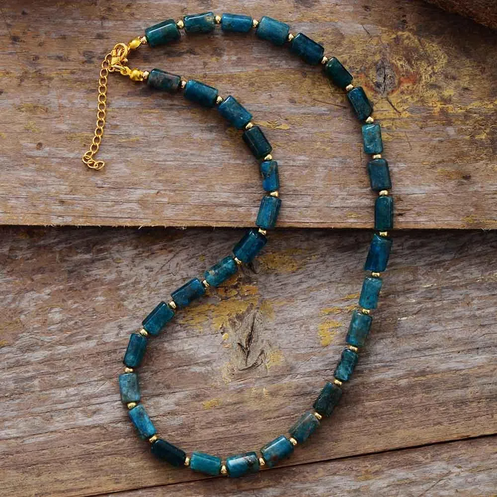 Maranirra Blue Apatite Choker Necklace