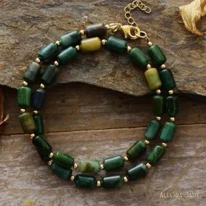 Maranirra Green Jade Choker Necklace