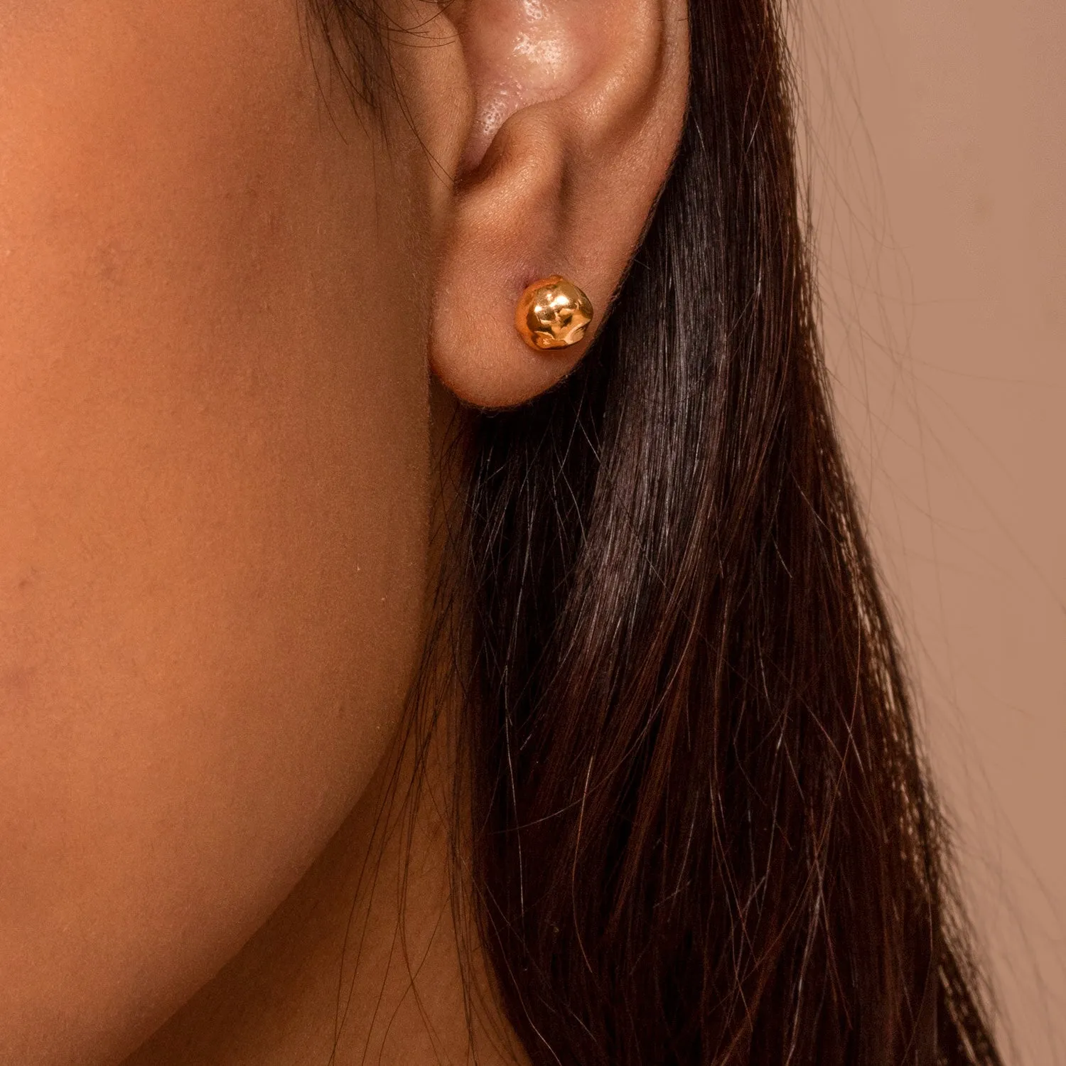 Medium Signature Nugget Studs