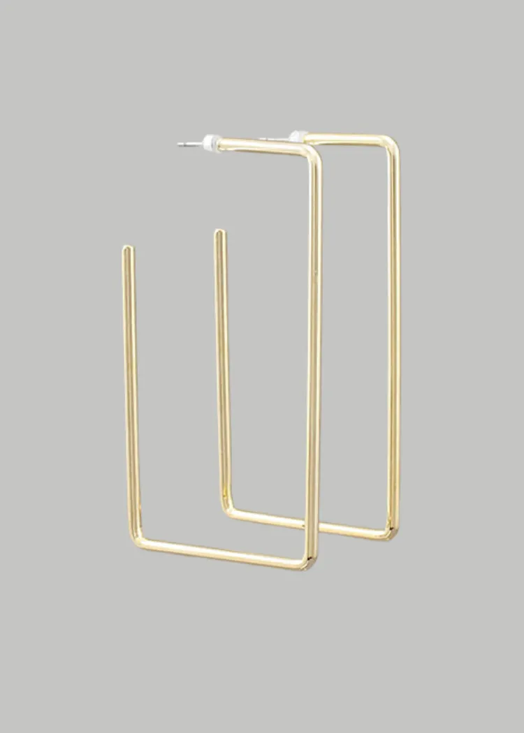 Nora Rectangle Hoops