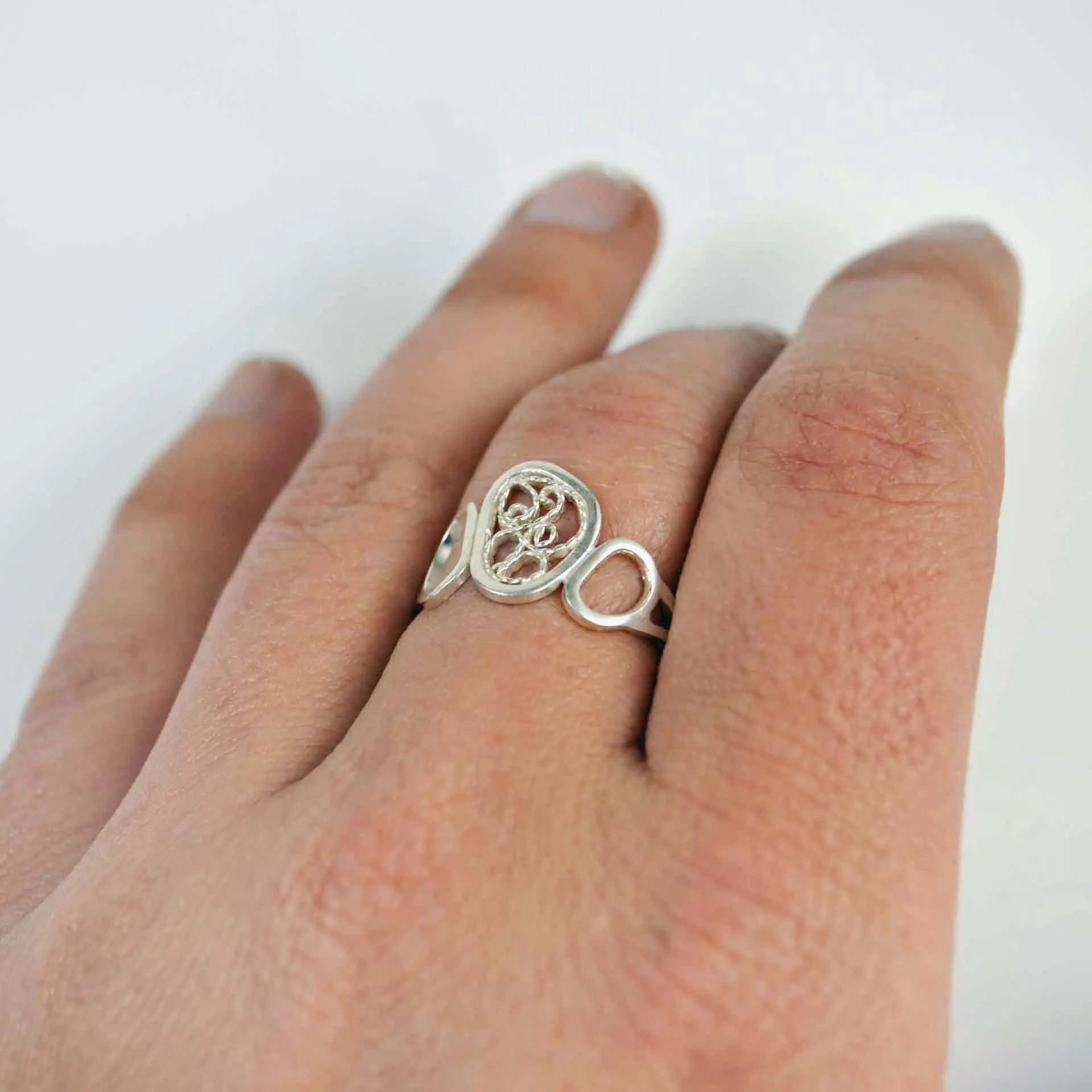 Organic Filigree Ring