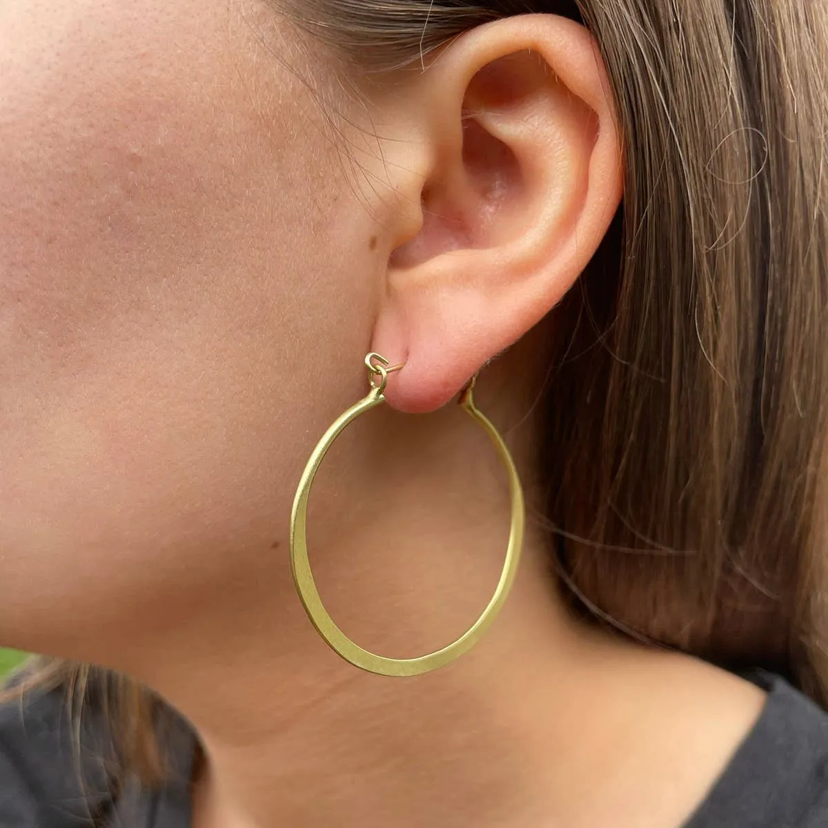 Organic Hoops - Gold