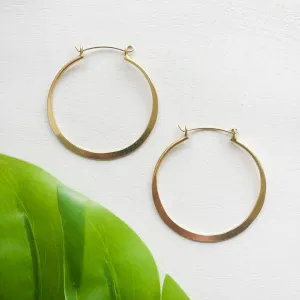 Organic Hoops - Gold